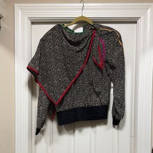 Julie Francis Silk sweatshirt style top